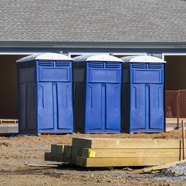 what is the maximum capacity for a single porta potty in Auburn